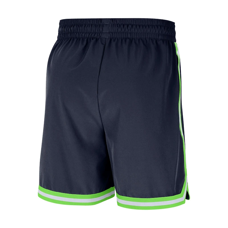 Short tissé Nike bleu marine Authentic Practice DNA des Minnesota Timberwolves pour homme