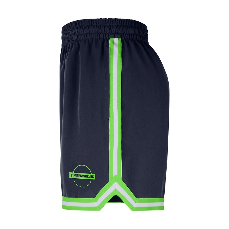 Men's Nike Navy Minnesota Timberwolves Authentic Practice DNA Woven Performance Shorts
