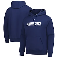 Men's Nike Navy Minnesota Timberwolves Sportswear Essential Wordmark Club Hoodie