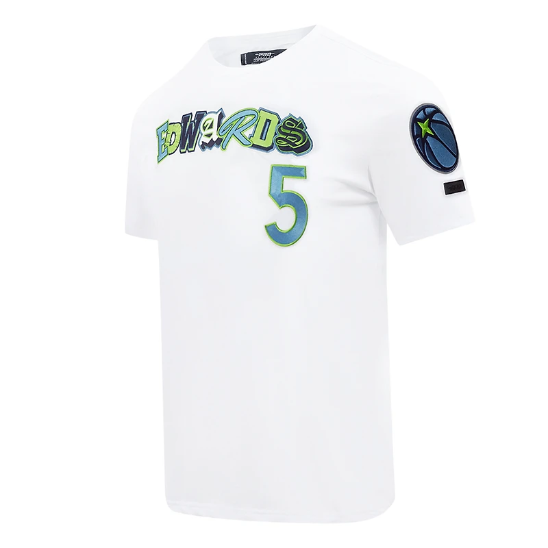 T-shirt blanc Pro Standard Anthony Edwards City Ransom des Minnesota Timberwolves pour homme