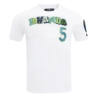 Men's Pro Standard Anthony Edwards White Minnesota Timberwolves City Ransom T-Shirt