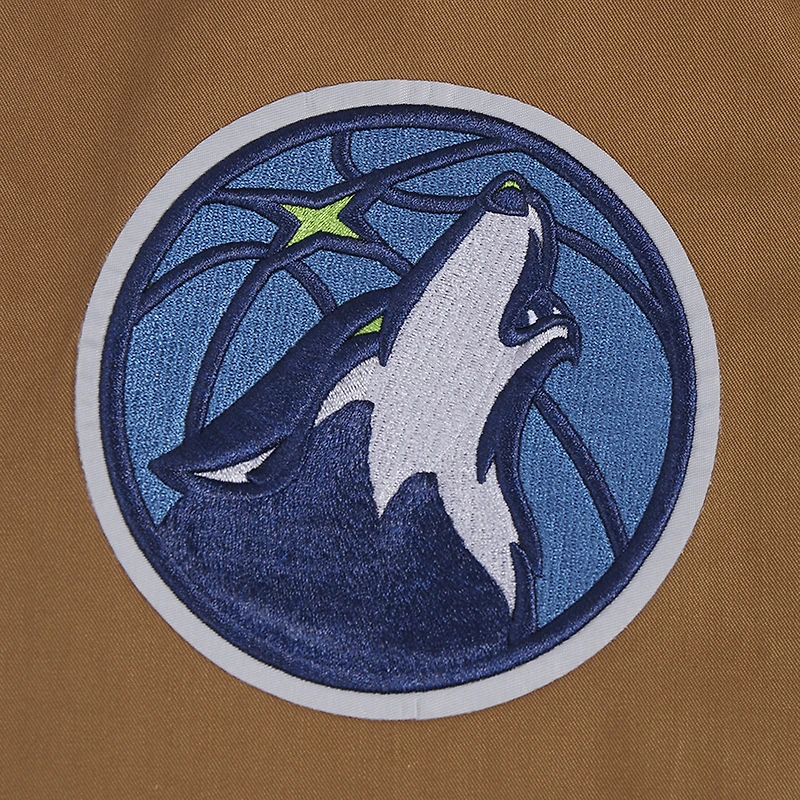 Veste zippée complète Pro Standard Brown Minnesota Timberwolves Paint The City pour homme
