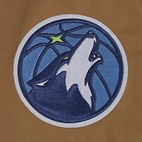 Veste zippée complète Pro Standard Brown Minnesota Timberwolves Paint The City pour homme