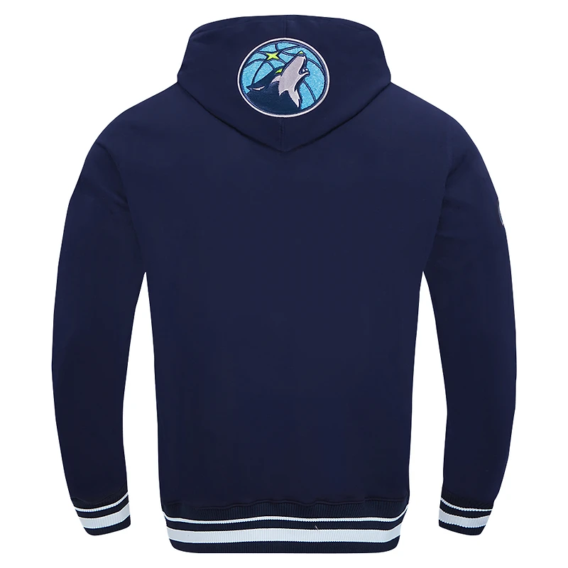 Sweat à capuche pour homme Pro Standard Navy Minnesota Timberwolves Area Code