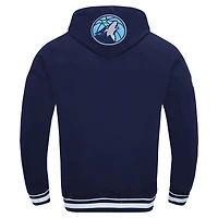 Sweat à capuche pour homme Pro Standard Navy Minnesota Timberwolves Area Code