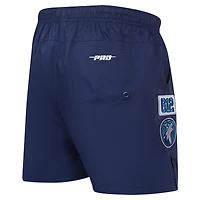 Men's Pro Standard Navy Minnesota Timberwolves Area Code Shorts