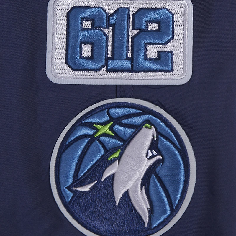 Men's Pro Standard Navy Minnesota Timberwolves Area Code Shorts