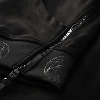 Men's Protege Black Minnesota Timberwolves Eco-Friendly Functional Suede Fashion Tonal Hoodie