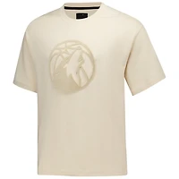 T-shirt homme Protege Cream Minnesota Timberwolves Eco-Poly Interlock Mode Ton sur