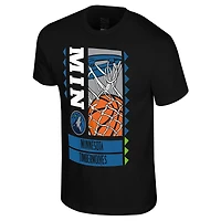 T-shirt noir Stadium Essentials pour homme des Minnesota Timberwolves Ballin