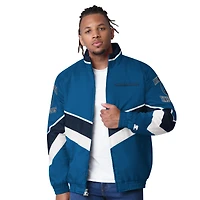 Veste zippée Captain Oxford bleue pour homme des Minnesota Timberwolves Starter