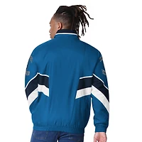 Veste zippée Captain Oxford bleue pour homme des Minnesota Timberwolves Starter