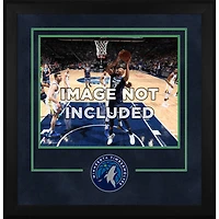 Cadre d'installation horizontal de luxe 16" x 20" des Minnesota Timberwolves avec logo de l'équipe