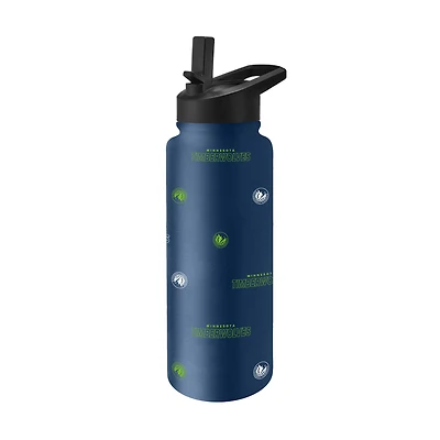 Bouteille de boisson désaltérante Steep and Repeat de 34 oz des Timberwolves du Minnesota