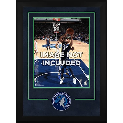 Cadre vertical Deluxe 16'' x 20'' des Minnesota Timberwolves avec logo de l'équipe