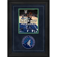 Cadre photo vertical de luxe 8" x 10" des Minnesota Timberwolves avec logo de l'équipe