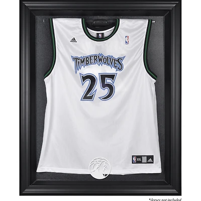 Minnesota Timberwolves Framed Black Team Logo Jersey Display Case
