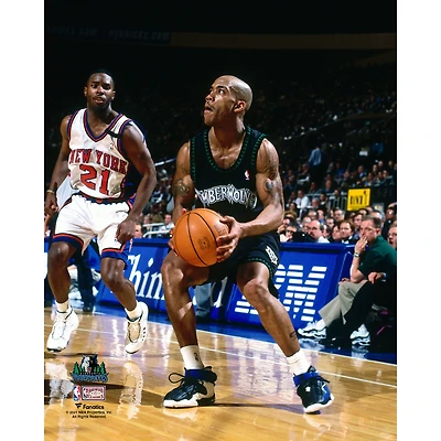 Stephon Marbury Minnesota Timberwolves Unsigned Hardwood Classics Mid-Range Shot Photograph