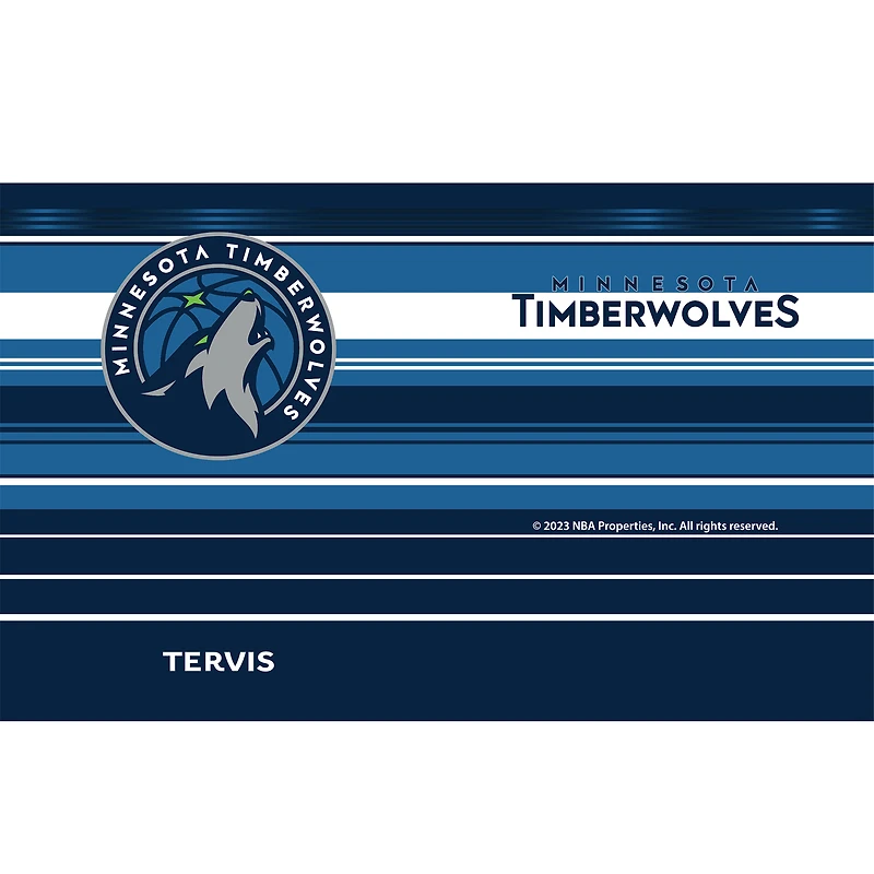 Tervis Minnesota Timberwolves 20oz. Gobelet en acier inoxydable à rayures Hype