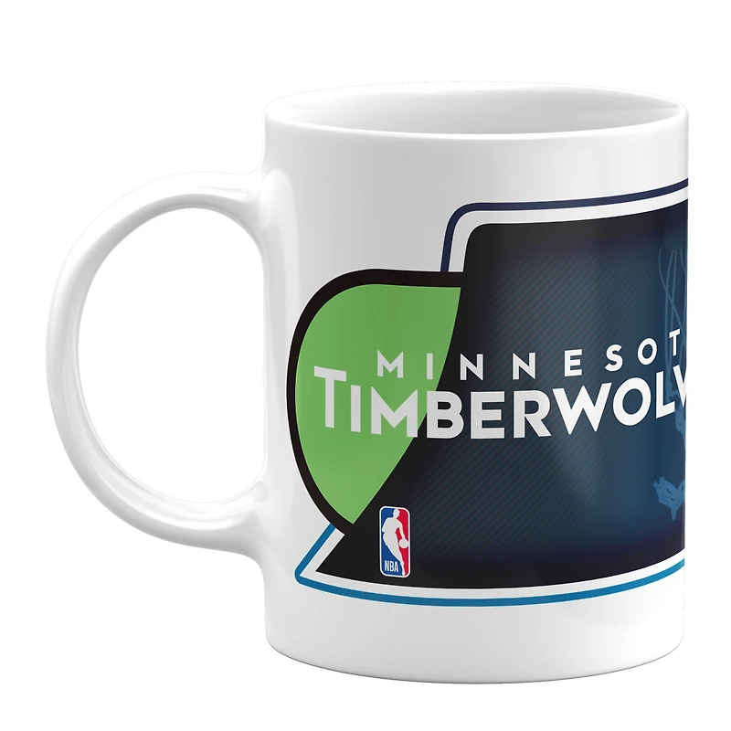 The Sports Vault Minnesota Timberwolves - 11 oz. Tasse à café sublimée