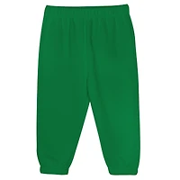 Toddler Mitchell & Ness Blue/Green Minnesota Timberwolves Big Face Oversized Pullover Hoodie Pants Set