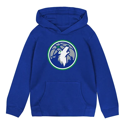 Toddler Outerstuff  Navy Minnesota Timberwolves Primary Logo Hoodie