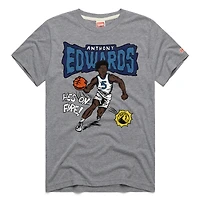 T-shirt unisexe hommage à Anthony Edwards Gray, Minnesota Timberwolves, bande dessinée, tri-blend