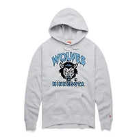 Sweat à capuche unisexe Hommage Ash Minnesota Timberwolves Hometown Edition Tri-Blend Raglan