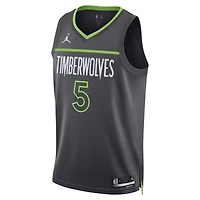 Unisex Jordan Brand Anthony Edwards Charcoal Minnesota Timberwolves Swingman Jersey - Statement Edition
