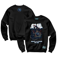 Sweat-shirt unisexe NBALab x Hyperfly Black Minnesota Timberwolves Collection Année du serpent Nouvel An lunaire