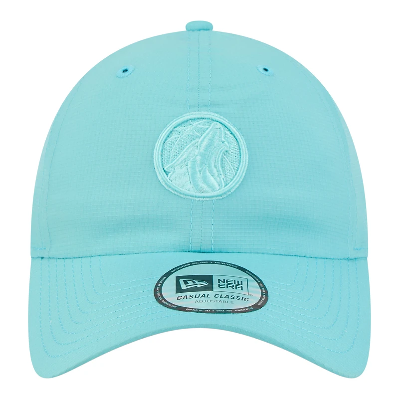 Casquette unisexe New Era turquoise Minnesota Timberwolves Color Pack Ripstop classique décontractée ajustable
