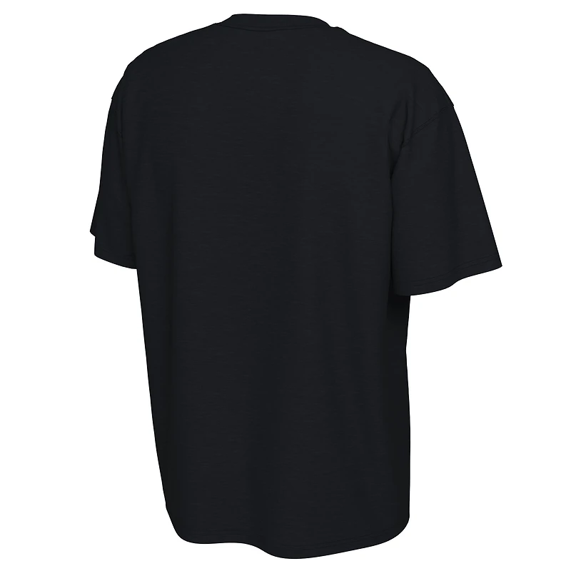 T-shirt unisexe Nike Anthony Edwards noir Minnesota Timberwolves édition City 2025/26 avec motif graphique du joueur