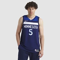 Maillot unisexe Nike Anthony Edwards bleu marine Minnesota Timberwolves Swingman - Icon Edition