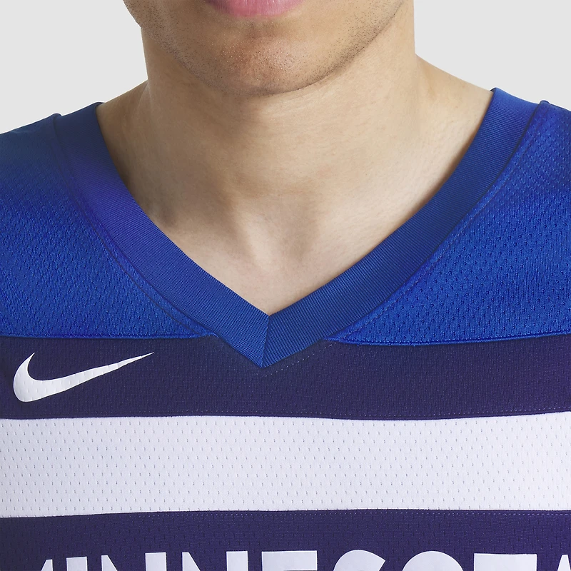 Unisex Nike Anthony Edwards Navy Minnesota Timberwolves Swingman Jersey - Icon Edition