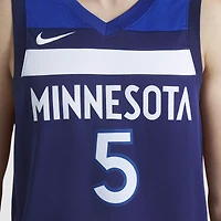 Unisex Nike Anthony Edwards Navy Minnesota Timberwolves Swingman Jersey - Icon Edition