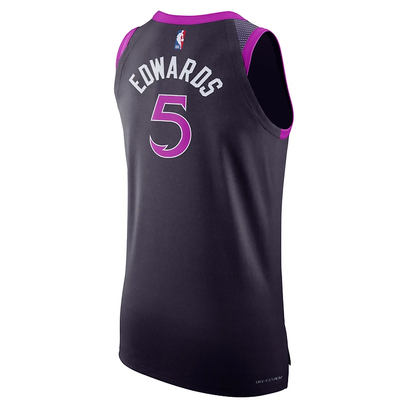 Unisex Nike Anthony Edwards Purple Minnesota Timberwolves 2025/26 Authentic Jersey - City Edition