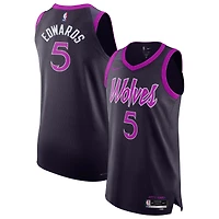 Maillot authentique unisexe Nike Anthony Edwards violet Minnesota Timberwolves 2025/26 - Édition City