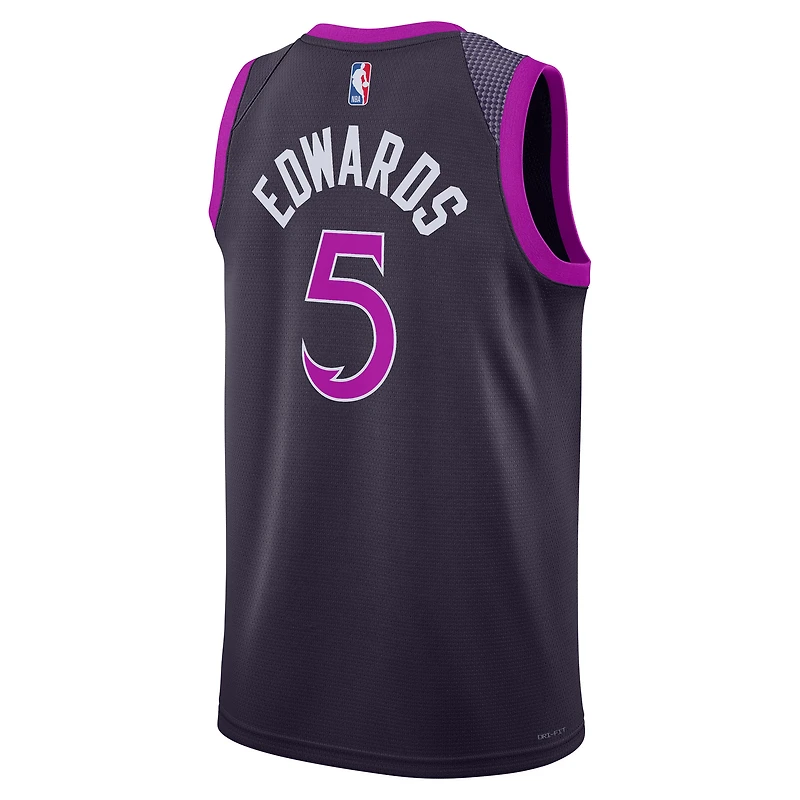 Unisex Nike Anthony Edwards Purple Minnesota Timberwolves 2025/26 Swingman Jersey - City Edition