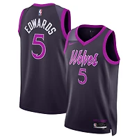 Unisex Nike Anthony Edwards Purple Minnesota Timberwolves 2025/26 Swingman Jersey - City Edition