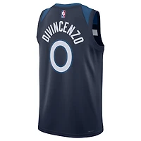 Unisex Nike Donte DiVincenzo Navy Minnesota Timberwolves Swingman Player Jersey - Icon Edition