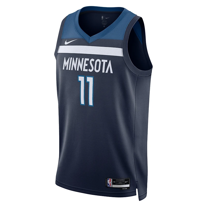 Maillot Swingman Nike Naz Reid bleu marine unisexe des Minnesota Timberwolves - Édition Icon