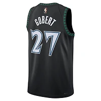 Unisex Nike Rudy Gobert Black Minnesota Timberwolves Swingman Jersey - Classic Edition
