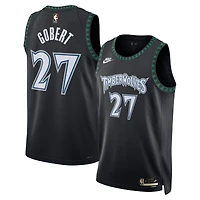 Unisex Nike Rudy Gobert Black Minnesota Timberwolves Swingman Jersey - Classic Edition
