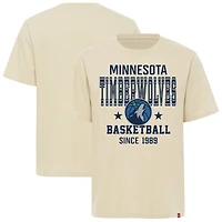 Unisex Sportiqe  Cream Minnesota Timberwolves Duke Premium T-Shirt