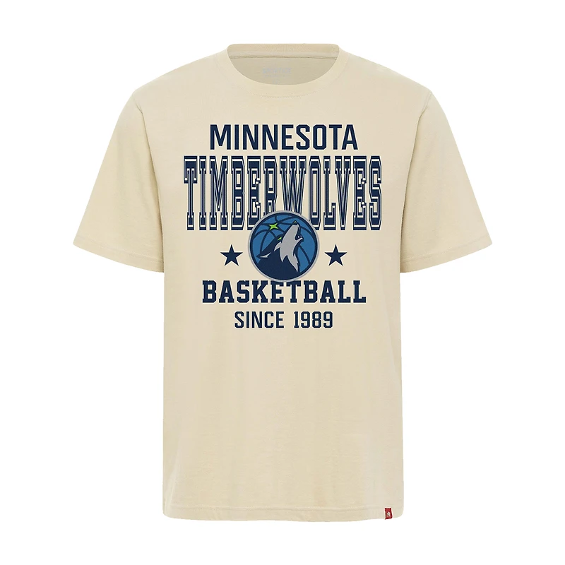 Unisex Sportiqe  Cream Minnesota Timberwolves Duke Premium T-Shirt