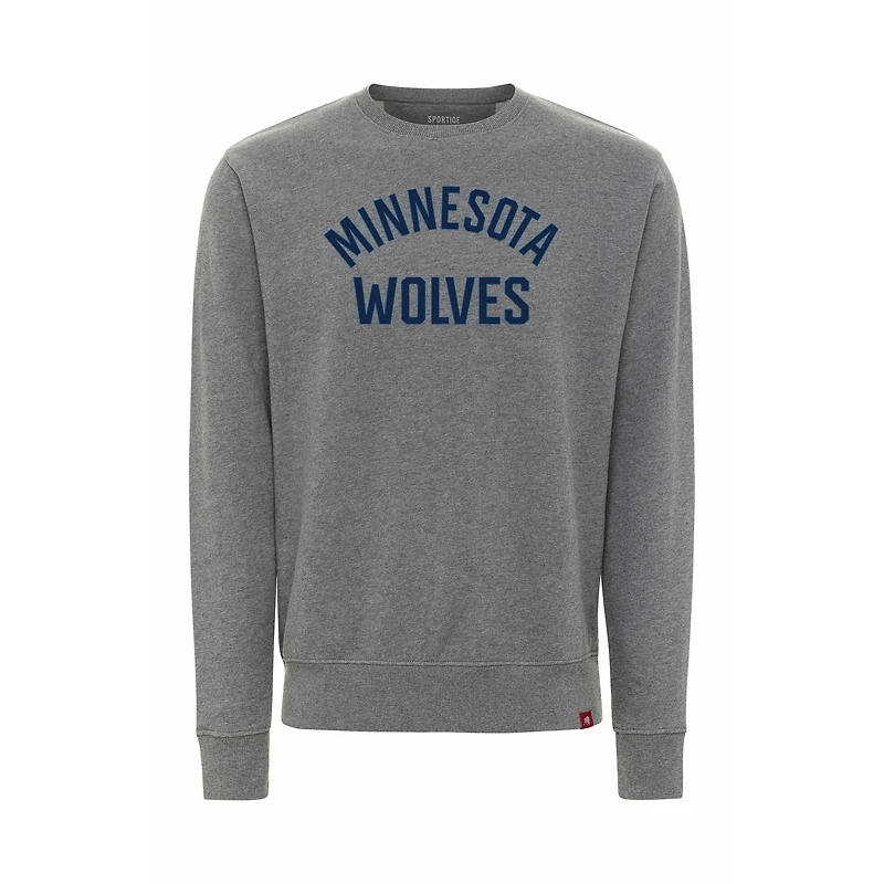 Unisex Sportiqe Gray Minnesota Timberwolves Genuine Issue Collection Biltmore Sweatshirt