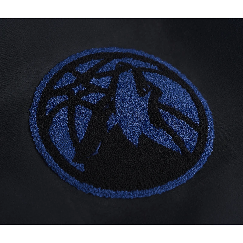 Unisex Stadium Essentials Black Minnesota Timberwolves Club Level Chenille Sweatshirt
