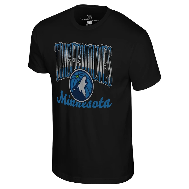 Unisex Stadium Essentials Black Minnesota Timberwolves Sky High T-Shirt