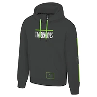 Unisex Stadium Essentials  Charcoal Minnesota Timberwolves NBA Legends City Star Fleece Hoodie