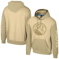Unisex Stadium Essentials Khaki Minnesota Timberwolves Rafters Burst Hoodie